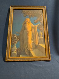 Antique 1926 Maxfield Parrish Edison Lamp Co 'Enchantment' Print