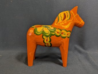 Brightly Painted Swedish Horse / Dala Horse