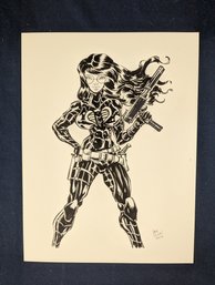 Original Ben Dunn 2016 Drawing Of Baroness