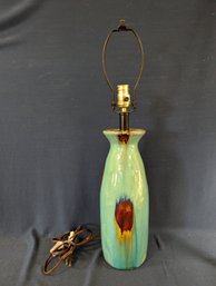 Pottery Lamp In Luscious Colors