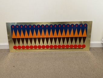 'Geomatrix #3 Joyful Diversion' 1972 Op Art Limited Edition Artwork By C M Young