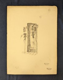 Richard Ericson Estate Stamped Salvador Dali Sketch