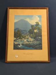 1944 Thy Rocks And Rills Maxfield Parrish Print