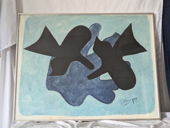 'Astra Et L'Oiseau' (The Two Birds) Georges Braque Poster Deux Oiseaux Noirs