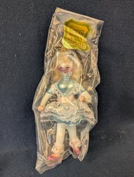 Italian Hand Blown / Painted 'Alice' Glass Ornament