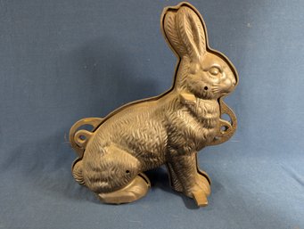 Rare Griswold Cast Iron Bunny Rabbit Mold 862 / 863