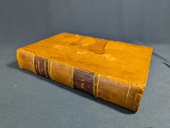 Antique 1839 Leather Bound 'The Writings Of Washington Vol 1' By Jared Sparks