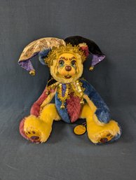 Limited Edition Robert Raikes 'Cartwheel' Wood Face Teddy Bear