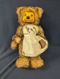 Robert Raikes Wood Face Teddy Bear Limited Edition 'Mama Bear'