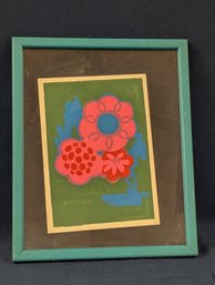 Limited Edition Neon Mid Century Modern Flower Print