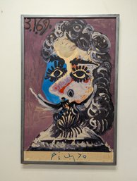 Original 1969 Pablo Picasso Ltd Edition XIV / L Marlborough: Galerie D'Art, Roma Framed Lithograph