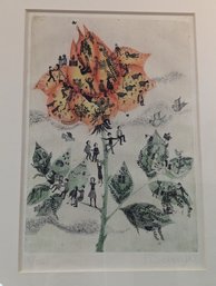 Pencil Signed And Numbered Francoise Deberdt Lithograph