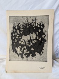 Listed Artist Richard Ericson Etching