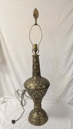 Large Middle Eastern Style Lamp In Working Order