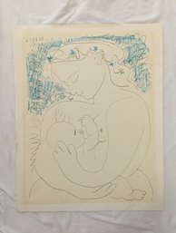 Vintage Picasso Lithograph 'Motherhood' Or 'Grande Maternite'