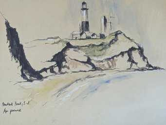 'Montauk Point L I' Painting