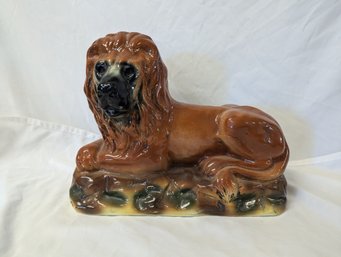 Antique 9&1/2' Tall Staffordshire Lion