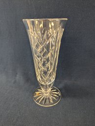 7' Tall Footed Waterford Crystal Vase