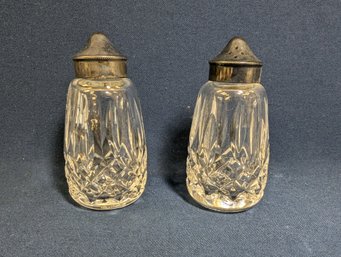 Waterford Crystal Salt And Pepper Shakers