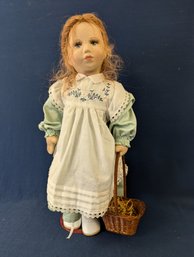 Limited Edition Karin Heller Goose Girl West Germany Doll TR43 No. 35/500