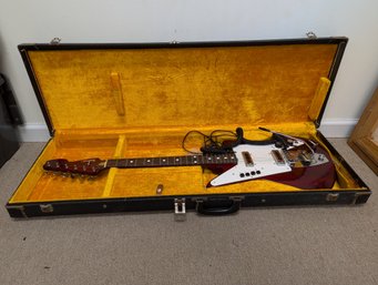 Vintage Galenti Grand Prix Red Electric Guitar