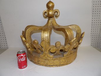 24' Carved Gilt Chinese Bed Crown