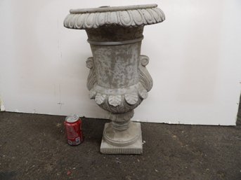 Single Cast Stone Urn