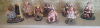 Eight Piece Lot Of Lizzie High Figures