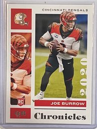 2020 Panini Chronicles Joe Burrow Rookie Card #19