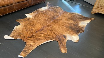 A Genuine Cowhide Rug Made In Brazil - 77'x95