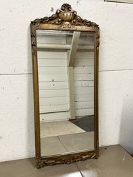 Vintage Hand Carved Wooden Mirror
