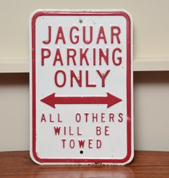 Jaguar Parking Sign