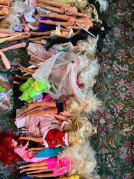 Huge Collection Of Barbie Dolls