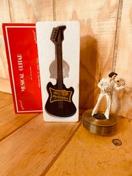 Musical Guitar In Box And Elvis Aloha From Hawaii Musicbox