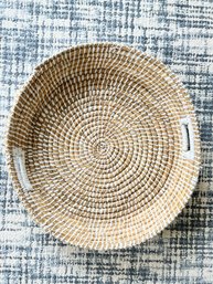 Handwoven Oval Basket