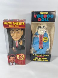 Funko Mr. Bean Bobblehead And Big Boss Rag Voodoo Doll