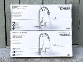 Two Kohler Malleco Touches Pull-Down Faucet