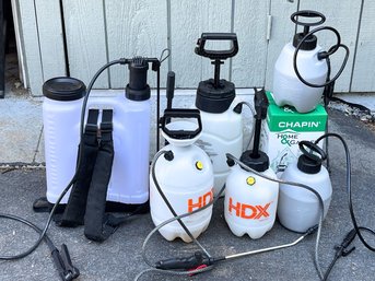 Sizable Collection Of Manual Pump Sprayers