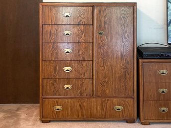 Vintage Drexel Mid-Century Modern Armoire Cabinet