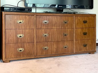 Vintage Drexel Mid-Century Modern Low Boy Chest Of Drawer