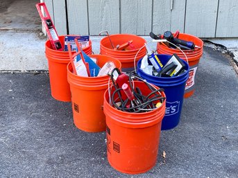 Awesome Assorted Tools And Buckets Collection