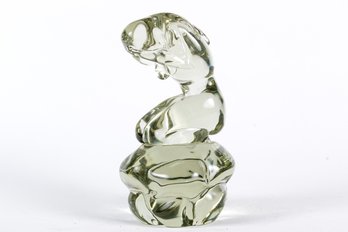 Piro Signoretto Signed Hand-blown Glass Figural Sculpture