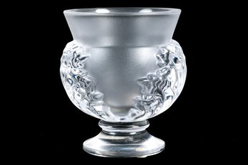 Vintage French, Lalique Crystal Saint Cloud Vase