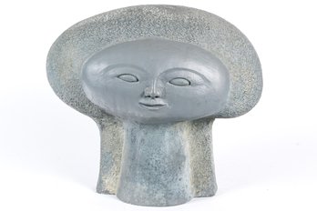 1970 Paul Bellardo For Austin Productions Abstract Head Sculpture