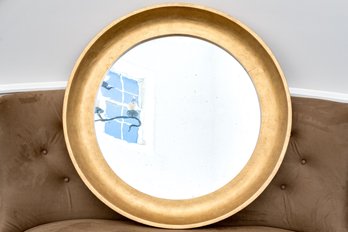 Mclain Wiesand Circular Mirror With Gilt Finished Framed