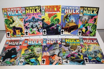 10 Incredible Hulk (1st Series) #327-#329, #331-#337 (1987)