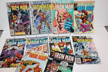 10 Marvel Iron Man Comics - #164,#165,#167,#168,#169,#173,#174,#176,#177,#181