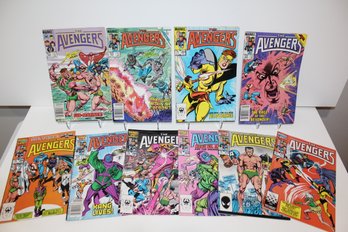 10 Comic Marvel Avengers Group Consecutive Run! #262-#271 (Nice Collectible Run #267-#269)