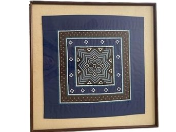 Framed Hmong Tapestry