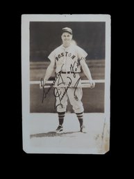 Boston Red Sox Jimmie Foxx Signed Autographed George Burke Type Photo